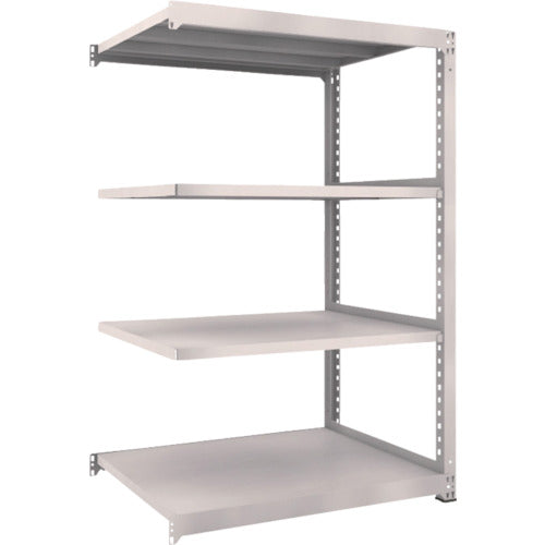 TRUSCCO 스틸 랙 M5형 중량 선반 1200×921×H1800 4단 연결 네오 그레이 M5-6494B 1대