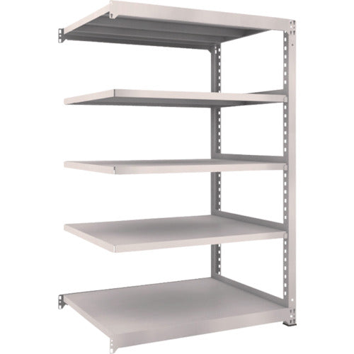 TRUSCCO 스틸 랙 M5형 중량 선반 1200×921×H1800 5단 연결 네오 그레이 M5-6495B 1대