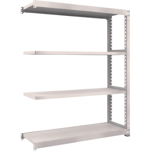 ＴＲＵＳＣＯ　スチールラック　Ｍ５型中量棚　１５００×４７１×Ｈ１８００　４段　連結　ネオグレー　M5-6554B　1 台