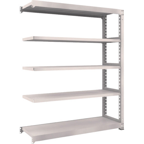 TRUSCCO 스틸 랙 M5형 중량 선반 1500×471×H1800 5단 연결 네오 그레이 M5-6555B 1대