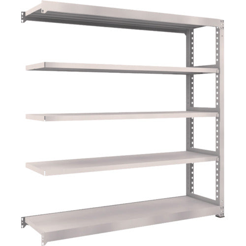 TRUSCCO 스틸 랙 M5형 중량 선반 1800×471×H1800 5단 연결 네오 그레이 M5-6655B 1대