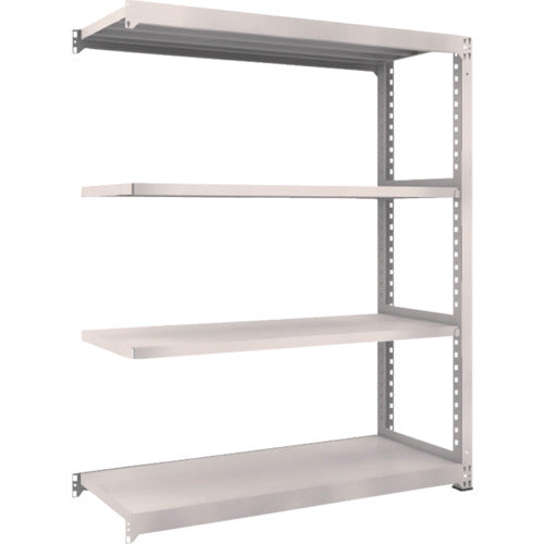 TRUSCCO 스틸 랙 M5형 중량 선반 1500×571×H1800 4단 연결 네오 그레이 M5-6564B 1대