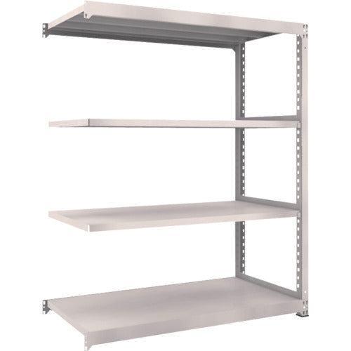 TRUSCO Steel Rack M5 Medium Duty Shelf 1500 x 721 x H1800 4 Tiers Connected Neo Gray M5-6574B 1 Unit