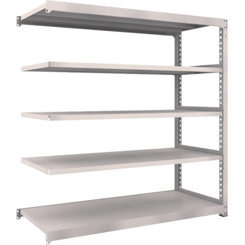 TRUSCO Steel Rack M5 Medium Duty Shelf 1800 x 721 x H1800 5 Tiers Connected Neo Gray M5-6675B 1 Unit