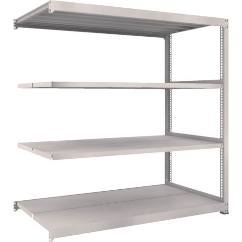TRUSCO Steel Rack M5 Medium Duty Shelf 1800 x 921 x H1800 4 Tiers Connected Neo Gray M5-6694B 1 Unit