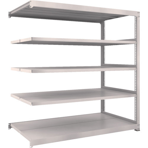 TRUSCO Steel Rack M5 Medium Duty Shelf 1800 x 921 x H1800 5 Tiers Connected Neo Gray M5-6695B 1 Unit