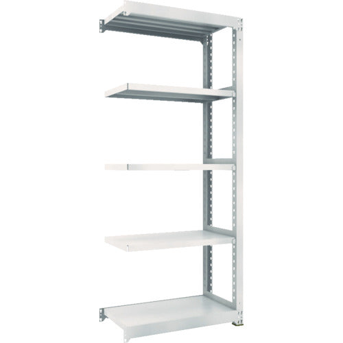 TRUSCO Steel Rack M5 Medium Duty Shelf 900 x 471 x H2100 5 Tiers Connected Neo Gray M5-7355B 1 Unit