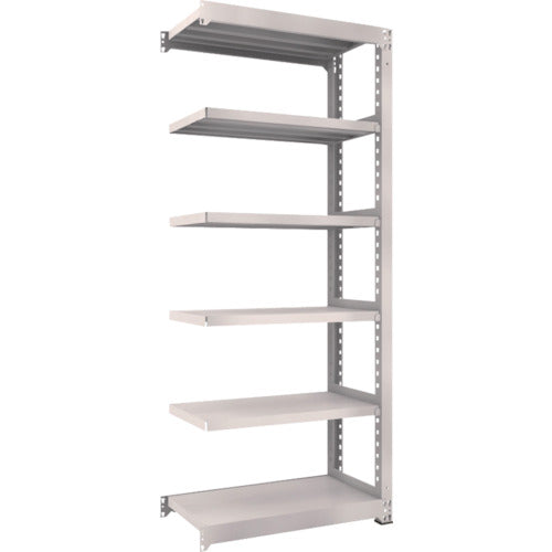 TRUSCO Steel Rack M5 Medium Duty Shelf 900 x 471 x H2100 6 Tiers Connected Neo Gray M5-7356B 1 Unit