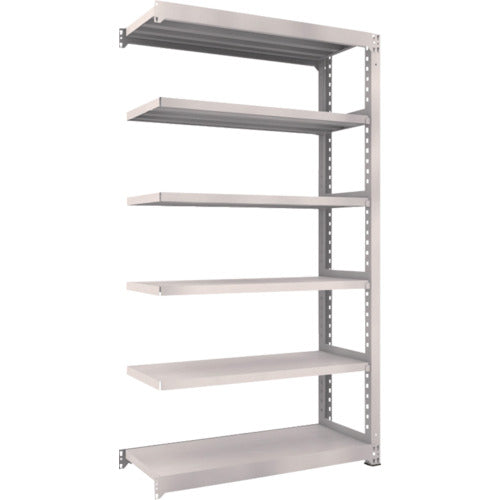 TRUSCO Steel Rack M5 Medium Duty Shelf 1200 x 471 x H2100 6 Tiers Connected Neo Gray M5-7456B 1 Unit