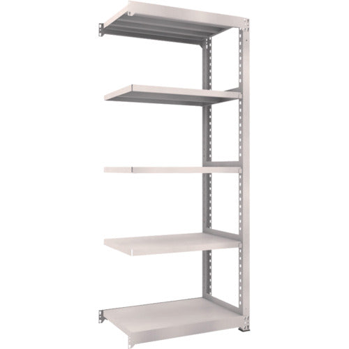 TRUSCO Steel Rack M5 Medium Duty Shelf 900 x 571 x H2100 5 Tiers Connected Neo Gray M5-7365B 1 Unit