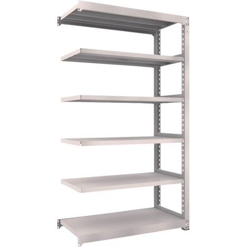 TRUSCO Steel Rack M5 Medium Duty Shelf 1200 x 571 x H2100 6 Tiers Connected Neo Gray M5-7466B 1 Unit