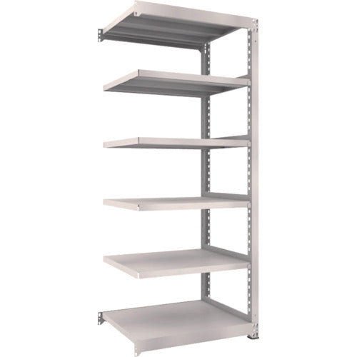TRUSCO Steel Rack M5 Medium Duty Shelf 900 x 721 x H2100 6 Tiers Connected Neo Gray M5-7376B 1 Unit