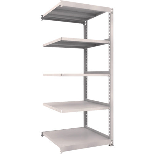 TRUSCO Steel Rack M5 Medium Duty Shelf 900 x 921 x H2100 5 Tiers Connected Neo Gray M5-7395B 1 Unit