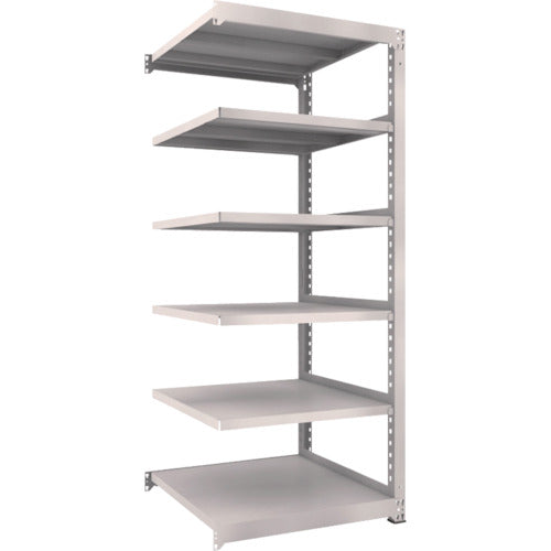 TRUSCO Steel Rack M5 Medium Duty Shelf 900 x 921 x H2100 6 Tiers Connected Neo Gray M5-7396B 1 Unit