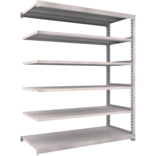 TRUSCCO 스틸 랙 M5형 중량 선반 1800×721×H2100 6단 연결 네오 그레이 M5-7676B 1대