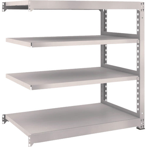 TRUSCO Steel Rack M5 Medium Duty Shelf 1200 x 721 x H1200 4 Tiers Connected Neo Gray M5-4474B 1 Unit