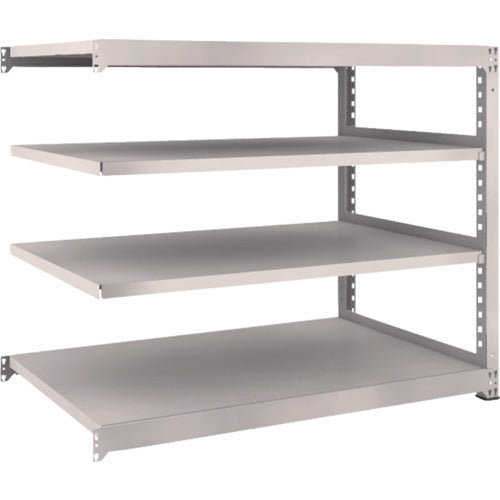 TRUSCO Steel Rack M5 Medium Duty Shelf 1500 x 921 x H1200 4 Tiers Connected Neo Gray M5-4594B 1 Unit