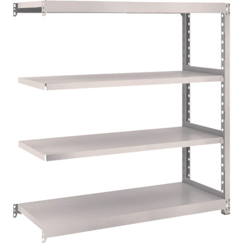 TRUSCCO 스틸 랙 M2형 경중량 선반 1160×450×H1200 4단 연결 네오 그레이 M2-4444B 1 S