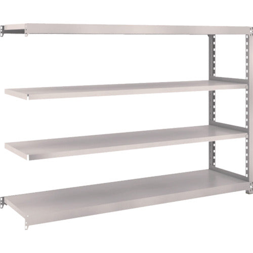TRUSCO Steel Rack M2 Type Light-Medium Duty Shelf 1760 x 450 x H1200 4 Tiers Connected Neo Gray M2-4644B 1 S