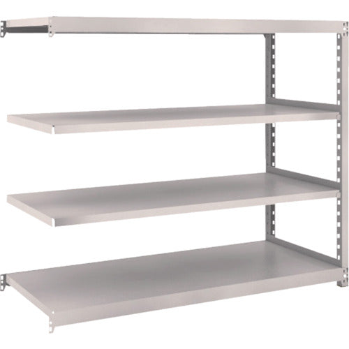 TRUSCO Steel Rack M2 Type Light-Medium Duty Shelf 1460 x 600 x H1200 4 Tiers Connected Neo Gray M2-4564B 1 S