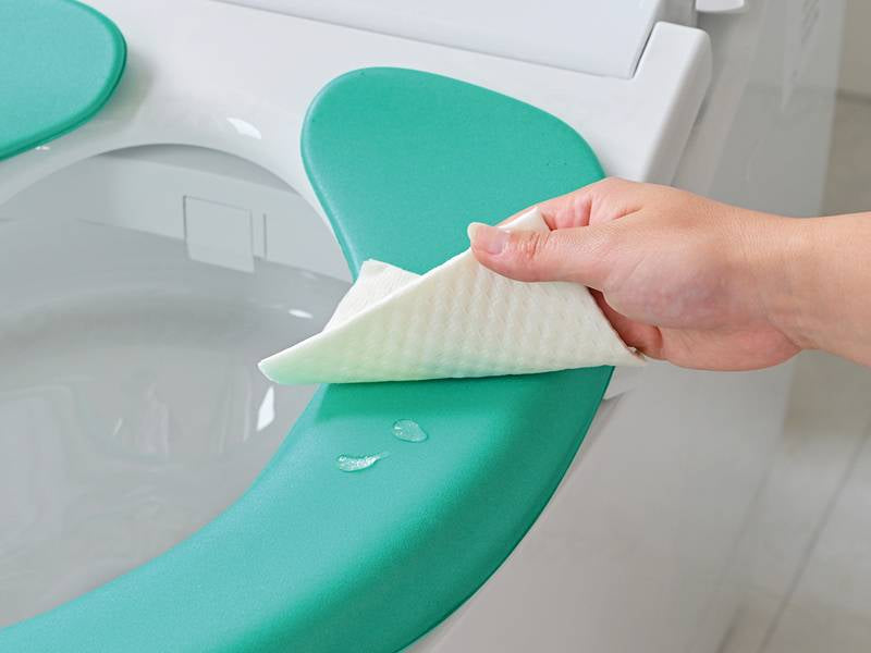 오카 닦을 정도 변기 쿠션 핑크