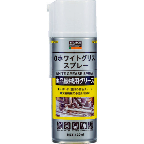 TRUSCO 화이트 그리스 스프레이 H1 420ml ALP-WG 1개