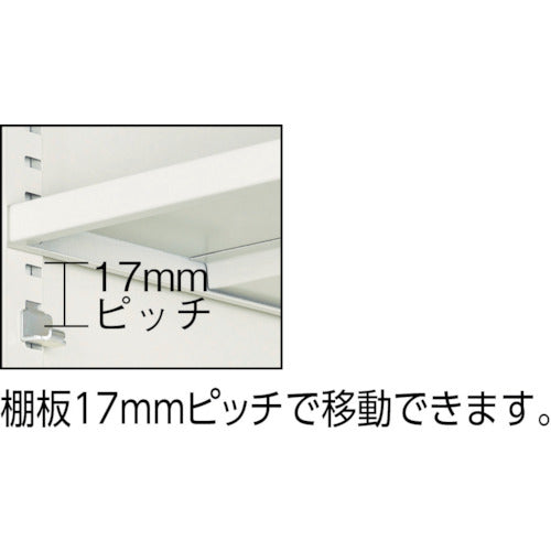 ＴＲＵＳＣＯ　コンテナラックケース　バンラックケース　ＣＦ型　９００Ｘ４５０ＸＨ１７９０　604CF　1 台