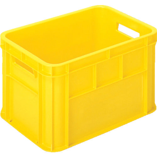 ヒシ　Ｓ型コンテナ　有効内寸４８３×３２４×２９１ｍｍ　黄　S-45　1 個