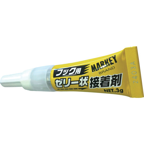 MARKEY Softshelled Turtle Jelly Adhesive Stainless Steel Mini Hook SUH-4 1 PK