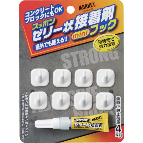 ＭＡＲＫＥＹ　スッポン　ゼリー状接着剤　ミニフック　　SAH-4　1 PK