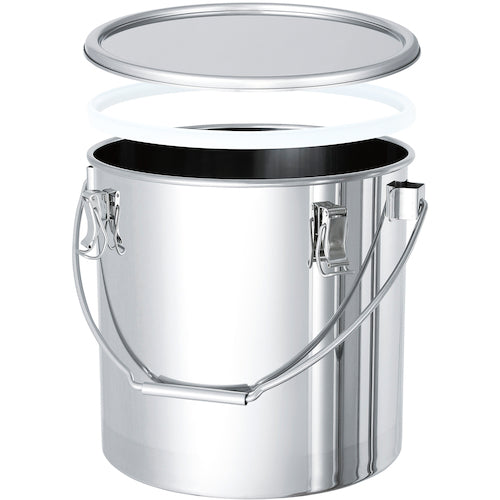 MONOVATE Stainless Steel Tank Tapered Hanging Sealed Tank (with Lid) 15L TP-CTB-27 1 pc