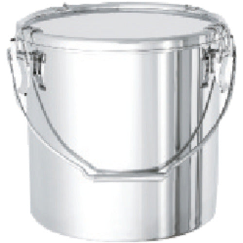 MONOVATE 스테인레스 스탠크 테이퍼 부착 매달아 밀폐 탱크(뚜껑 부착) 25 L TP-CTB-33 1개