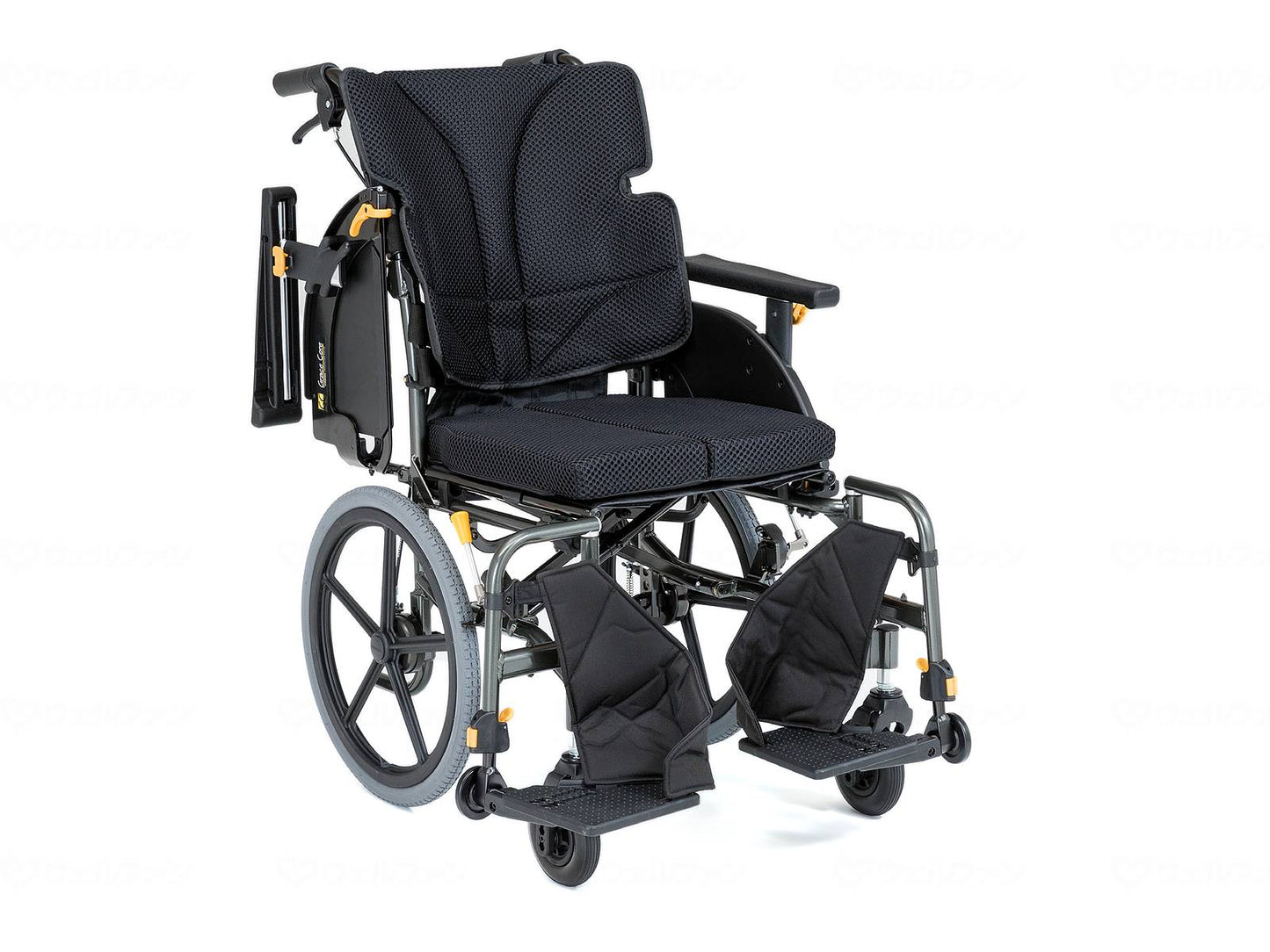 松永製作所ｸﾞﾚｲｽｺｱｱｼﾞｬｽﾄ 介助式　GRC-61B M-13(ﾌﾞﾗｯｸ) 40