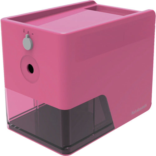 Nakabayashi Electric Pencil Sharpener Slim Tray Type/Pink DPS-601KP 1 pc