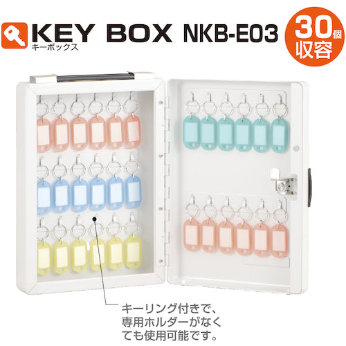 Nakabayashi Key Box for 30 Keys NKB-E03 1 Unit