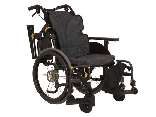 마츠나가 제작소 글라이스 코아·미모모 자주(저상) GRC-50 B M-13(블랙) 좌폭 40-앞좌 35 cm