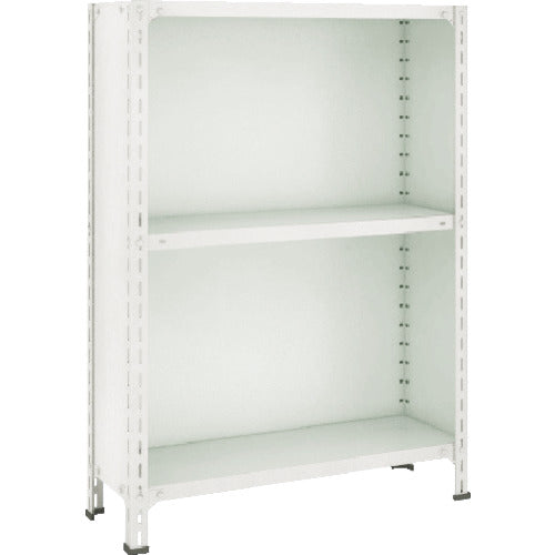 TRUSCO Steel Rack Lightweight Shelf with Back and Side Panels 1800 x 450 x 1200 3 Tiers Neo Gray 46X-23 1 Unit