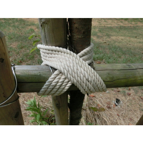 TRUSCO Cotton Rope, 3-strand, Wire diameter 12mm x length 30m, R-1230M, 1 roll