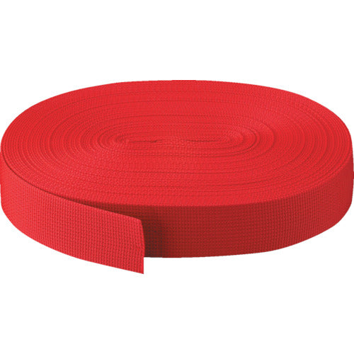 TRUSCO PP belt width 40mm x length 50m red PPB-4050 1 piece