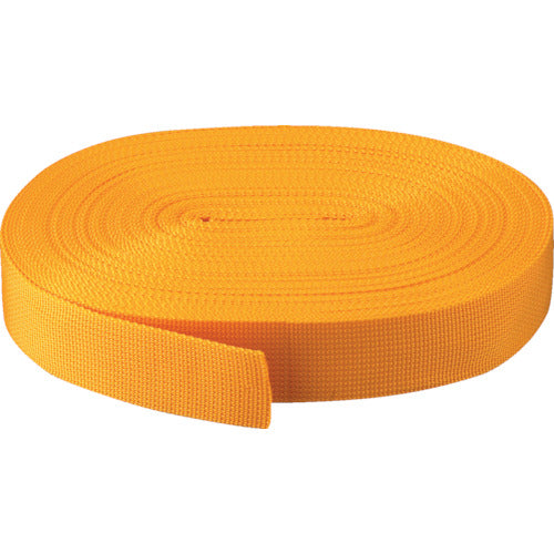 TRUSCO PP belt width 40mm x length 50m yellow PPB-4050 1 piece