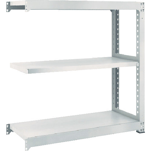 TRUSCO Steel Rack M3 Medium Duty Shelf 1800 x 721 x H1200 3 Tiers Connected Neo Gray M3-4673B 1 Unit