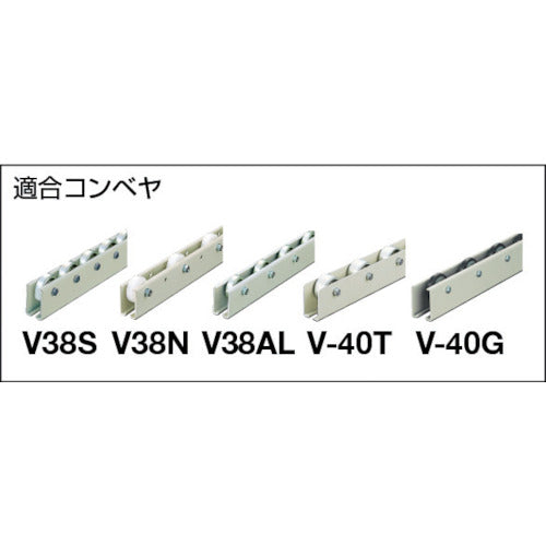 ＴＲＵＳＣＯ　ホイールコンベヤ用スタンド　Ｗ１５０ＸＨ３５０〜５００　TW-A1-150　1 台