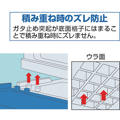 ＴＲＵＳＣＯ　α折りたたみコンテナ用フタ　オリコン　ＴＲ−Ｓ２０用　半透明　透明　TR-S201F　1 枚