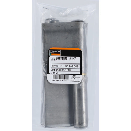 ＴＲＵＳＣＯ　スチール製特厚溶接旗蝶番　右用　全長１５３ｍｍ　（２個入）　2000W-153R　1 袋