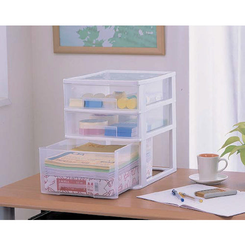 ＩＲＩＳ　２１８５２４　テーブルチェスト　ＥＴ−４２１　ホワイト　ET-421-WH　1 個