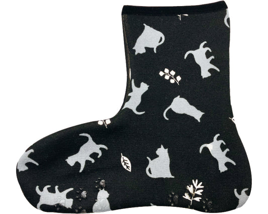 Warm socks ankle / 2003967-01 Garden Cat Black 1 pair