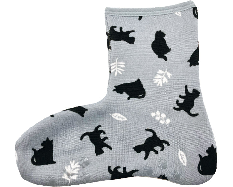 Warm socks Ankle / 2003967-02 Garden Cat Gray 1 pair
