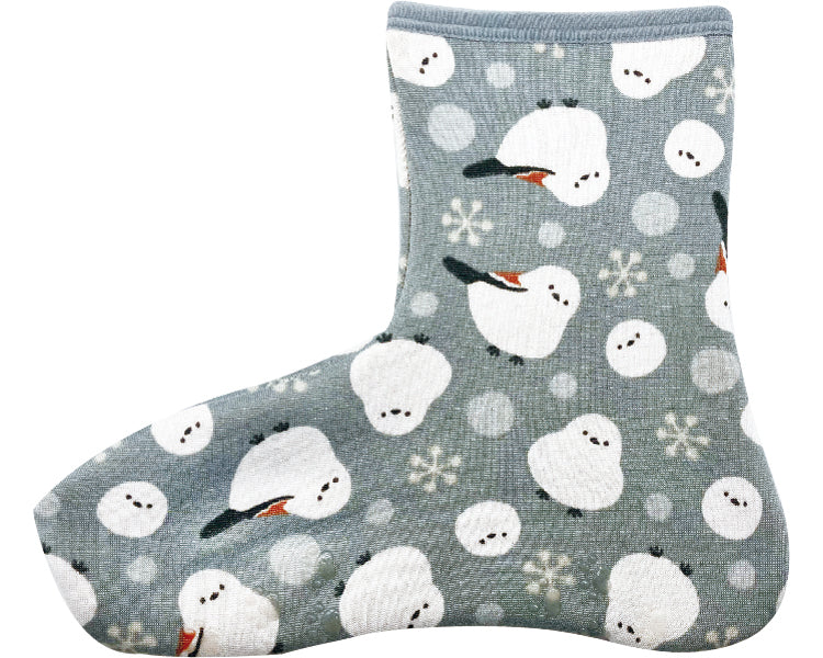 Warm socks ankle / 2003967-03 long-tailed tit grey 1 pair