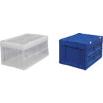 IRIS 556996 하드 접이식 컨테이너 뚜껑 일체형 HDOH-40L 클리어 HDOH-40L-CL 1개