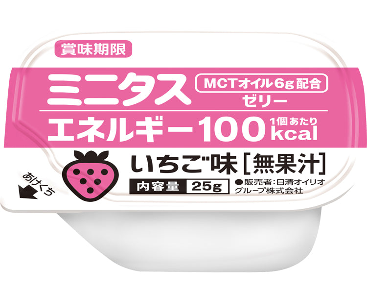 ミニタス　エネルギーゼリー　いちご味 / 021759　25g×9個　1 小箱